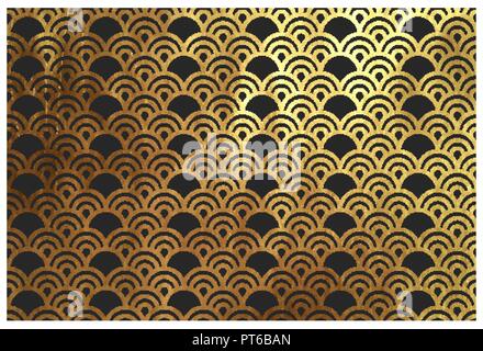 Ornement oriental traditionnel chinois. Motif traditionnel asiatique de texture. Modèle de forme géométrique sans couture. Illustration de Vecteur