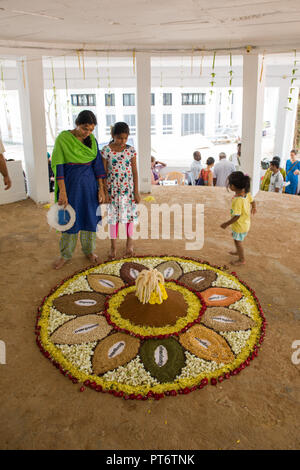 AUROVILLE, INDE - 28 juillet 2018 : Institut d'existence durable présente la deuxième édition du Festival de semences. Banque D'Images