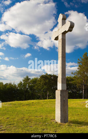 Église sur le haut de Makova hora près de Smolotely dans village, district de Pribram en République tchèque. La montagne de pavot (Makova hora) lieu de pèlerinage sur l'h Banque D'Images