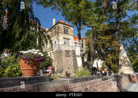 Jardins de Prague Sud Château de Prague aile de Ludvík de l'ancien jardin du Palais Royal Na Valech Prague République tchèque Banque D'Images