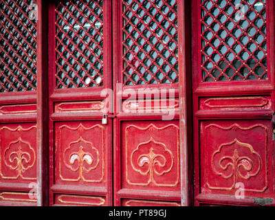 Architecture et ornements de la Cité Interdite, Pékin, Chine Banque D'Images