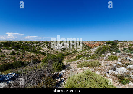 Abrakurrie caverne sur la Nullabor Plain près de Eucla Australie Occidentale Banque D'Images