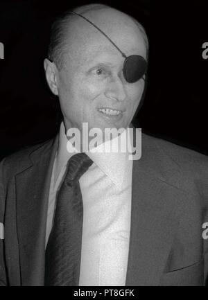 Moshe Dayan, 1978 Photo par Adam Scull/PHOTOlink.net Banque D'Images