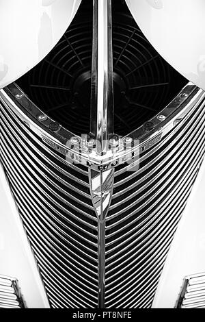 Abstract view/grill American Chevrolet Banque D'Images