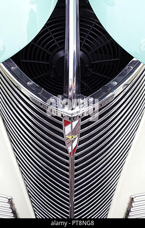 Abstract view/grill American Chevrolet Banque D'Images