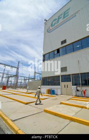 La Comisión federal de electricidad, CERRO PRIETO centrale géothermique. Le Mexique Banque D'Images