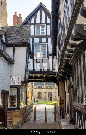 Abbé Reginald's Gateway, Evesham, Worcestershire, Angleterre, Royaume-Uni Banque D'Images