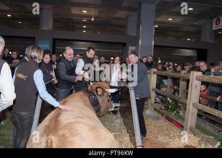 Paris : Brown Poirson (fonctions de secrétaire d'État auprès du ministre de l'écologie et de la solidarité) à la transition de l'agriculture 2018 Banque D'Images