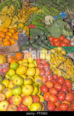 Saint Jean de Sangolqui marché alimentaire, l'Equateur, Banque D'Images