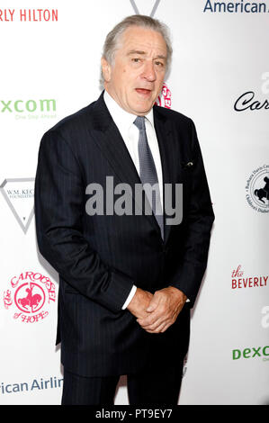 Robert De Niro qui fréquentent le carrousel d'espoir Ball 2018 au Beverly Hilton Hotel, le 6 octobre 2018 à Beverly Hills, Californie. Banque D'Images