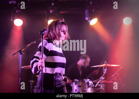 Danemark, copenhague - le 7 octobre 2018. Le chanteur et compositeur anglais Blackery Emma effectue un concert live à bêta dans Copenhague. (Photo crédit : Gonzales Photo - Ewa Godd). Gonzales : Crédit Photo/Alamy Live News Banque D'Images