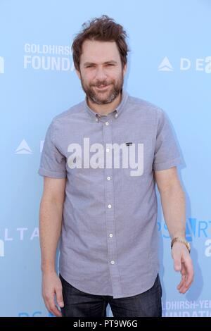 Santa Monica, CA. 7 Oct, 2018. Charlie Day au hall des arrivées pour vous exprimer Arts P.S. 2018, Barker Hangar, Santa Monica, CA, 7 octobre 2018. Credit : Priscilla Grant/Everett Collection/Alamy Live News Banque D'Images