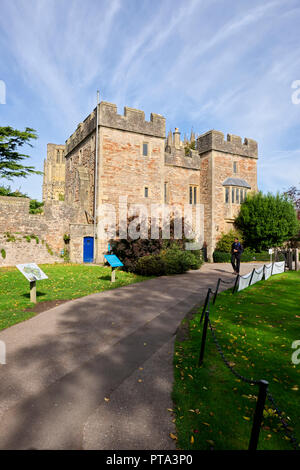 Maison de gardien à l'Évêché de Wells, Somerset, UK Banque D'Images