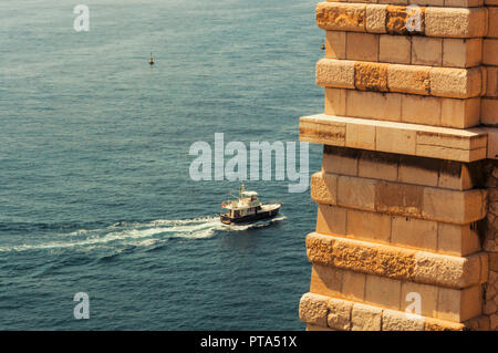 Musée Océanographique de Monaco-Ville pendant un jour d'été Banque D'Images