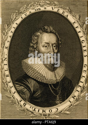 Le Sir William Alexander, 1er comte de Stirling, 1624. Organisateur : anonyme. Banque D'Images