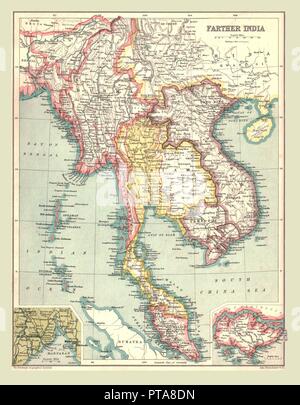 La carte de 'Plus' de l'Inde, 1902. Créateur : Inconnu. Banque D'Images