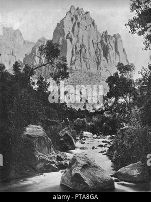 Eagle Crag, Shoshone Falls, New York, USA, c1900. Créateur : Inconnu. Banque D'Images