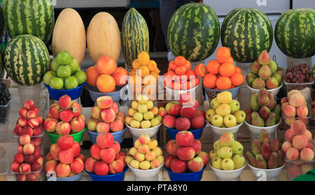 Kazakhstan, Almaty, Marché vert, Nourriture, fruits, Banque D'Images