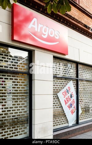 Magasin Argos, Nottingham, England, UK Banque D'Images