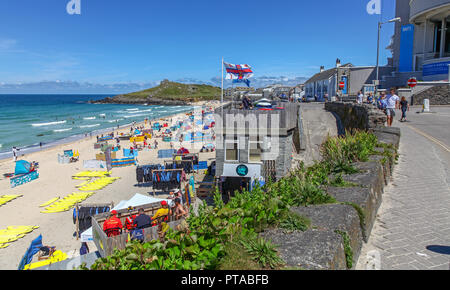 Porthmeor beach, St Ives, Cornwall, England, UK Banque D'Images