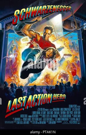 Titre du film original : Last Action Hero. Titre en anglais : Last Action Hero. Année : 1993. Réalisateur : JOHN MCTIERNAN. Credit : Columbia Pictures / Album Banque D'Images