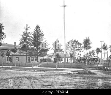 Site de l'ancien Fort Wayne, Indiana, USA, c1900. Créateur : Inconnu. Banque D'Images