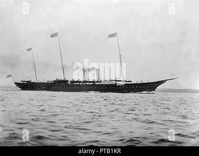 Le Yacht Royal 'HMY Victoria et Albert' (1899). Créateur : Kirk & Sons de Cowes. Banque D'Images