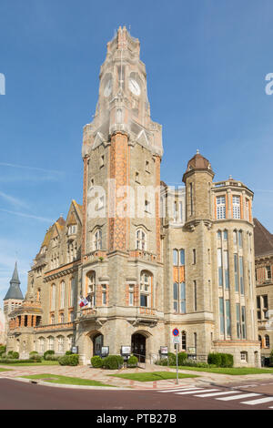 L'hôtel de ville du 1929 au Touquet-Paris-Plage, France Banque D'Images