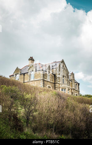 Grande maison victorienne à Saltburn by the Sea, Yorkshire du Nord Banque D'Images