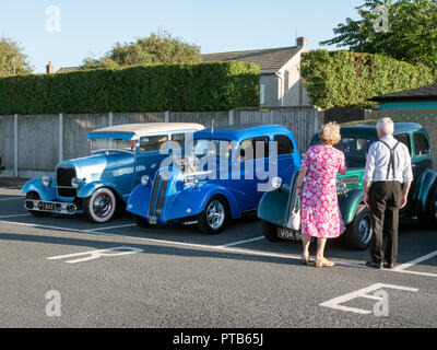 Classic Car Show à Minnis Bay Birchington Kent UK Banque D'Images