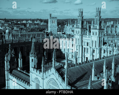 All Souls College, mondes plus durement, examen d'entrée à l'Université d'Oxford, Oxford, Oxfordshire, England, UK, FR. Banque D'Images