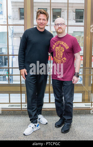 2018 Festival du Film de Toronto "Maison des Aurora' organise une entrevue avec le réalisateur Thomas Vinterberg pour son film "Kursk" comprend : Thomas Vinterberg, Steve Weintraub Où : Toronto, Canada Quand : 07 septembre 2018 Credit : Lu Chau/WENN.com Banque D'Images