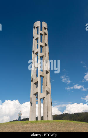 11 septembre 2001 Lieu de mémoire pour le vol 93 à Shanksville en Pennsylvanie Banque D'Images