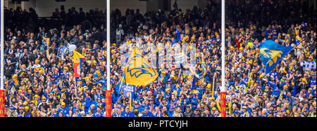 2018 Grande Finale de l'AFL à Melbourne Australie Victoria MCG. Banque D'Images