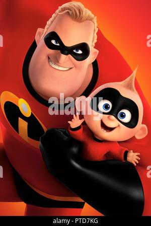 Titre original : The Incredibles 2. Titre en anglais : INDESTRUCTIBLES 2. Année : 2018. Réalisateur : Brad Bird. Credit : Pixar Animation Studios/WALT DISNEY PICTURES / Album Banque D'Images