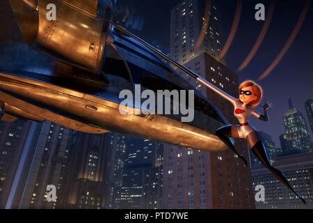 Titre original : The Incredibles 2. Titre en anglais : INDESTRUCTIBLES 2. Année : 2018. Réalisateur : Brad Bird. Credit : Pixar Animation Studios/WALT DISNEY PICTURES / Album Banque D'Images