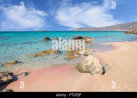 Plage d'Elafonissi, Crète, Grèce Banque D'Images