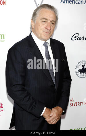 Robert De Niro qui fréquentent le carrousel d'espoir Ball 2018 au Beverly Hilton Hotel, le 6 octobre 2018 à Beverly Hills, Californie. Dans le monde d'utilisation | Banque D'Images