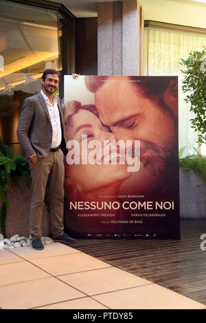 Rome Italie 09 Octobre 2018 - Hôtel le Mèridien Visconti - Film de présentation 2 VENIR NOI photocall Volfango De Biasi réalisateur : Giuseppe Andidero Crédit/Alamy Live News Banque D'Images