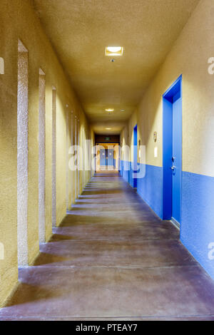 Centre résidentiel Corridor Bâtiment Schwab Banque D'Images