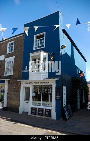 Les petits poissons & Chip Shop, Southwold Banque D'Images