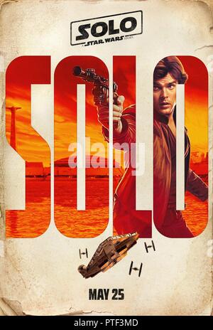 Titre original : SOLO : UNE HISTOIRE DE LA GUERRE DES ÉTOILES. Titre en anglais : SOLO : UNE HISTOIRE DE LA GUERRE DES ÉTOILES. Année : 2018. Réalisateur : Ron Howard. Credit : Lucasfilm/Walt Disney Productions / Album Banque D'Images