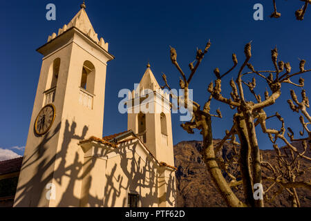 Lecco, Italy-April 1, 2018 : Chapelle dans la célèbre Villa del Balbianello à Lecco, Lombardie Banque D'Images