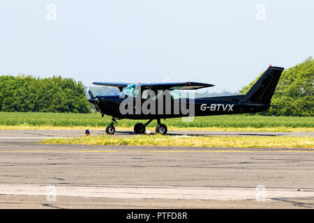 Cessna 152 G-BTVX Banque D'Images