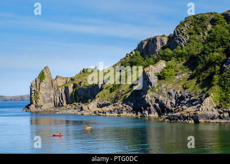 LYDSEP,HAVEN,PEMBROKESHIRE LE PARC NATIONAL. Banque D'Images