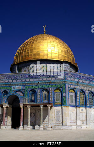 Dôme du rocher de Jérusalem Israël Banque D'Images