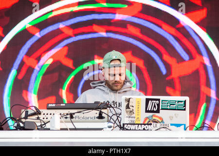 Le Danemark, Roskilde - le 26 juin 2016. La musique La musique électronique danois producteur, DJ et remixer Kasper Marott effectue un concert live au festival de musique danois Roskilde Festival 2016. (Photo crédit : Gonzales Photo - Kasper Maansson). Banque D'Images