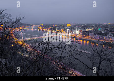 Pont de la liberté, vue du dessus Banque D'Images