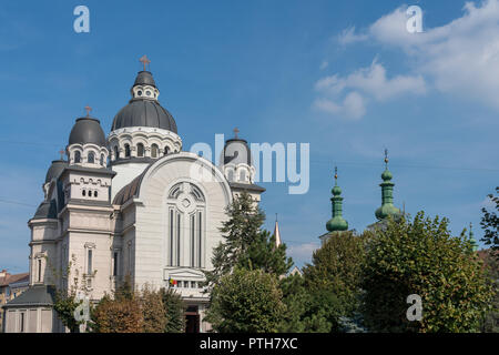 TARGU MURES, TRANSYLVANIA/Roumanie - 17 SEPTEMBRE : Cathédrale de l'Ascension à Targu Mures Transylvanie Roumanie le 17 septembre 2018 Banque D'Images