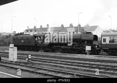 The Flying Scotsman, Holyhead, au nord du Pays de Galles Banque D'Images